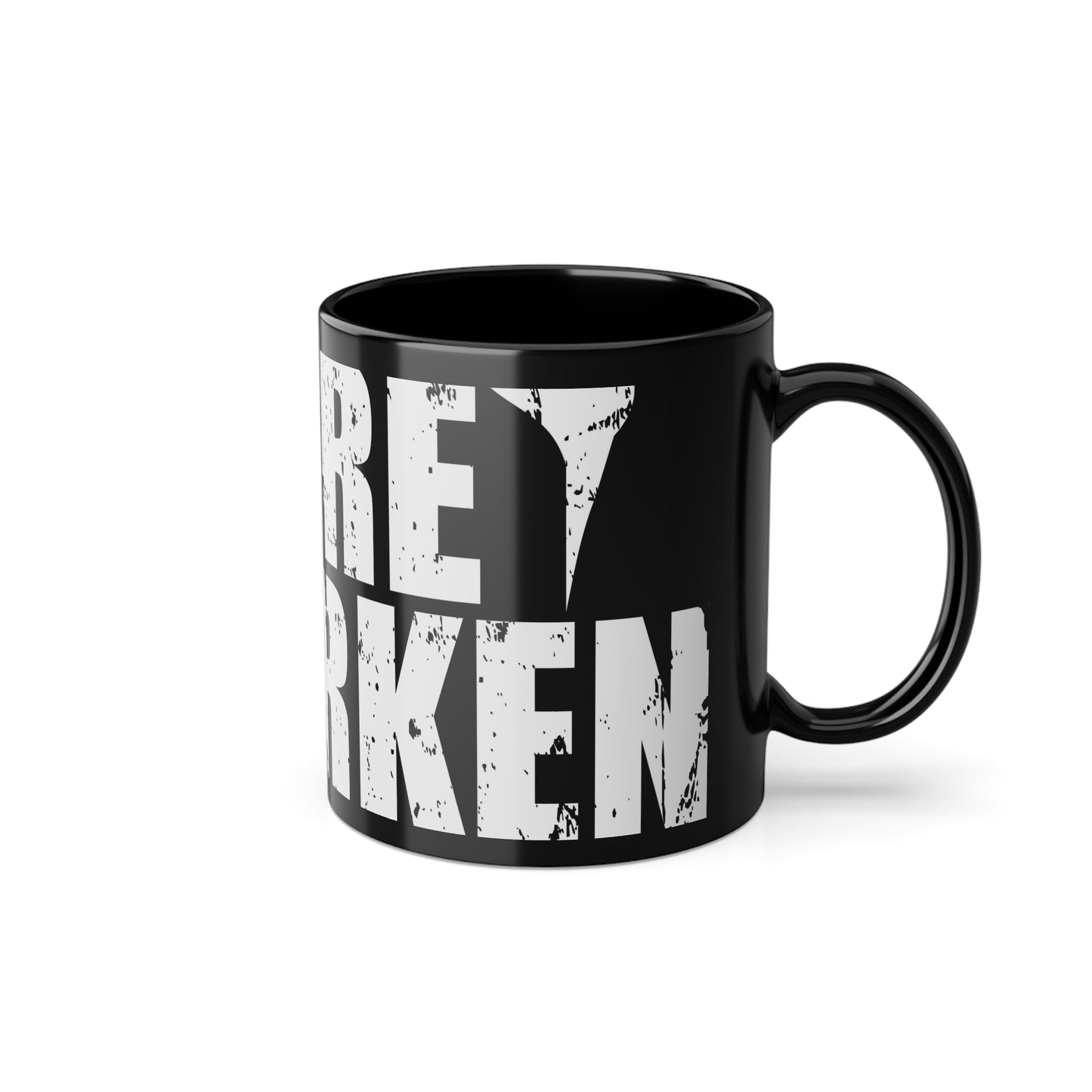 Black Coffee Cup, 11oz